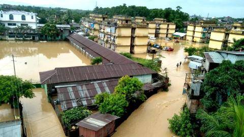 flood in nagaland