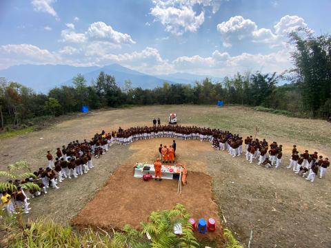 School Safety programme at Christian High School, Noklak by the 12 Bn NDRF