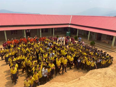 Mock drill at Baptist School Tenning