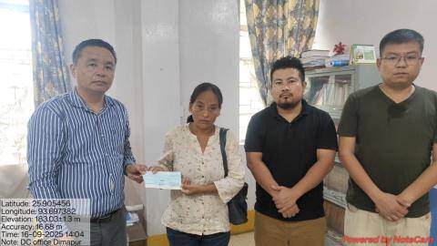 Ex-gratia handed over to next of kin